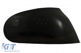 LED Rückleuchten Dynamisch Erweiterung Auspuff Catback für VW Golf 5 04-07 R32 Look-image-6070084