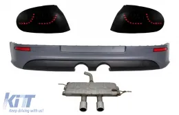 image-64-LED Rückleuchten Dynamisch Erweiterung Auspuff Catback für VW Golf 5 04-07 R32 Look