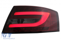 LED Rückleuchten für Audi A6 C6 4F Limousine 04.2004-2008 Rot Rauch 7PIN-image-44048