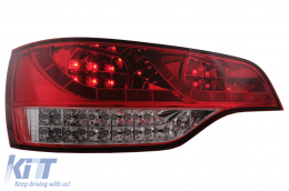 LED Rückleuchten für Audi Q7 4L 2006-2009 Rot Klar Rücklichter Taillights-image-6099535