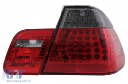 LED Rückleuchten für BMW 3er E46 Limousine 4Türer 09.01-03.05 Rot Rauch-image-6101316