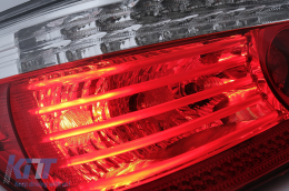 LED Rückleuchten für BMW 5er E60 04.2003-03.2007 rot Klar LCI Facelift Look-image-6091626