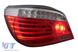 LED Rückleuchten für BMW 5er E60 04.2003-03.2007 rot Klar LCI Facelift Look-image-65799