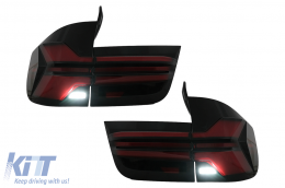 LED-Rückleuchten für BMW X5 E70 2007-2013 Rücklichter Upgrade auf G05 LCI-Design-image-6109830