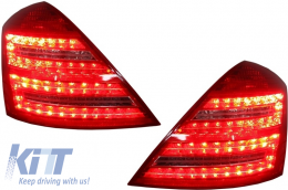 LED Rückleuchten für MERCEDES S-Klasse W221 2005-2012 Facelift Look-image-45291