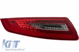 LED Rückleuchten für PORSCHE 911/997 2004-2008 Nebelscheinwerfer Rot / Kristall-image-6013202