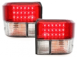 LED Rückleuchten für VW T4 1990-2003 Nebelscheinwerfer Licht Crystal Red-image-64242