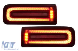 image-79-LED Rückleuchten Lichtleiste für Mercedes G-Class W463 Facelift 2018-2022 Dynamisch