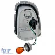LED Rückleuchten mit klarem Glas und schwarzem Gehäuse, geeignet für Mini One Cooper R56 2006-2010-image-6207769
