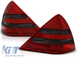 image-24-LED-RÜCKLEUCHTEN ROT SMOKE geeignet für MERCEDES R170 SLK 04.96-04