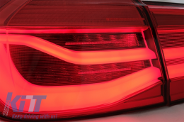 LED Rückleuchten Umbau auf LCI Look für BMW 3 F30 Pre LCI LCI 11-19 Red Klar-image-6024707