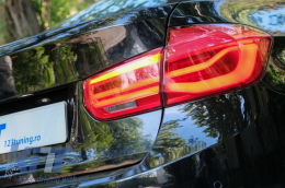 LED Rückleuchten Umbau auf LCI Look für BMW 3 F30 Pre LCI LCI 11-19 Red Klar-image-6024756