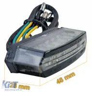 LED-Rücklicht rauchig mini E-zugelassen 48mm universal für maßgeschneiderte Motorräder-image-6259111