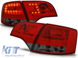 image-60-LED-RÜCKLICHTE ROT SMOKE geeignet für AUDI A4 B7 11.04-03.08 AVANT