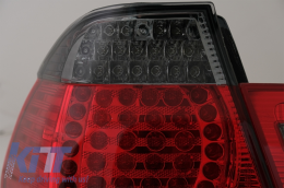 LED Rücklichter für BMW 3er E46 Limousine 05-1998-08-2001 Rot Schwarz--image-6060581