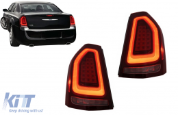 LED Rücklichter für Chrysler 300 LD Lancia Thema 11-14 Dynamisches Start-up-Display ROT Signal (US-Markt)-image-6127536