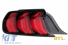 LED Rücklichter für Ford Mustang VI S550 15-19 Rote Dynamic Abbiegelichter-image-6059819