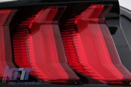 LED Rücklichter für Ford Mustang VI S550 15-19 Rote Dynamic Abbiegelichter-image-6059821