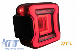 LED Rücklichter für Jeep Wrangler IV JL JLU 18+ RED Dynamische StartUp Blinker--image-6059505
