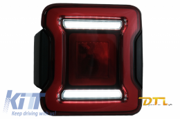 LED Rücklichter für Jeep Wrangler IV JL JLU 18+ RED Dynamische StartUp Blinker--image-6059506