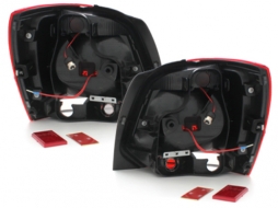 LED Rücklichter für VW Polo 6R 2009-03.2014 Rot/Klare Rückleuchten-image-62281