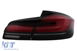 LED Rücklichter Rückleuchten für BMW 5er F10 Rot Schwarz Dynamisches Blinker LCI G30 Design-image-6098208