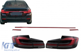 LED Rücklichter Rückleuchten für BMW 5er F10 Rot Schwarz Dynamisches Blinker LCI G30 Design-image-6127530