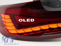 LED-Rücklichtsatz geeignet für BMW der Serie 2 F22 Coupe, F23 Cabriolet 2013-2021, M2 F87 2016-2021, mit rotem Gehäuse, links und rechts-image-6151853