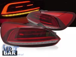 LED-Rücklichtsatz geeignet für Volkswagen Scirocco 2008-2014, mit rotem Gehäuse, links und rechts-image-6238269