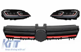 image-21-LED Reflektory Dynamiczny dla VW Golf 7 VII 12-17 Krata Facelift G7.5 GTI Look