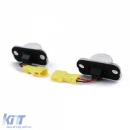 LED rendszámtábla világítás fehér 6000K VW Golf 2 83-92 Jetta 2 84-92-image-6199335