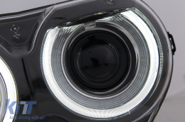 LED Scheinwerfer für Dodge Challenger 2015-2023 Schwarz für Halogen Doppelprojektor RGB-Lichter-image-6110366