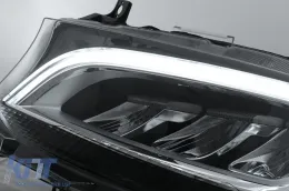 LED-Scheinwerfer für Mercedes Sprinter W907 W910 Halogen 2019-2023 Schwarz-image-6114473