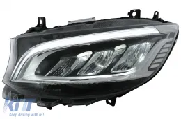 LED-Scheinwerfer für Mercedes Sprinter W907 W910 Halogen 2019-2023 Schwarz-image-6114481