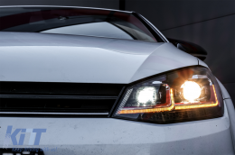 LED Scheinwerfer für VW Golf 7 12-17 Facelift G7.5 GTI Look Dynamische Lichter-image-6077795