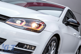 LED Scheinwerfer für VW Golf 7 12-17 Facelift G7.5 GTI Look Dynamische Lichter-image-6077797