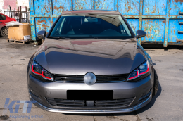 LED Scheinwerfer für VW Golf 7 12-17 Facelift G7.5 GTI Look Dynamische Lichter-image-6078430