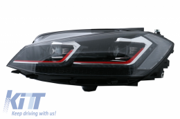 LED Scheinwerfer für VW Golf 7.5 VII 17+ GTI Look Sequentiell Dynamisches Signal-image-6042139