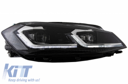 LED Scheinwerfer für VW Golf 7.5 VII 17+ R Look Sequential Dynamic Turning Light--image-6055733