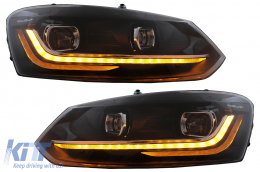 LED Scheinwerfer für VW Polo Mk5 6R 6C 2010-2017 Dynamisches Blinklicht-image-6032313