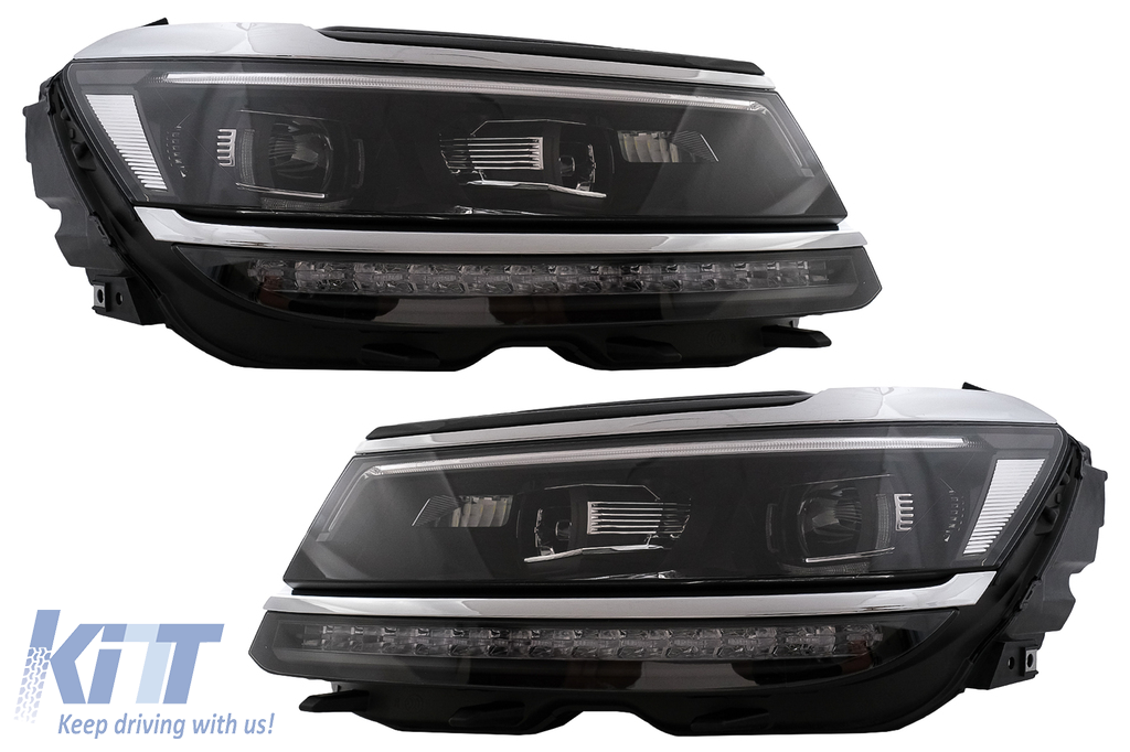 LEDScheinwerfer für Tiguan II Mk2 16+ RLine Matrix Look Sequential Dynamic