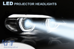 LED-Scheinwerfersatz geeignet für BMW X5 E70 2007-2013 mit Werks-Xenon, mit AFS, schwarze Basis, links und rechts-image-6152644