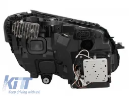 LED-Scheinwerfersatz geeignet für Mercedes C-Klasse W205 2014-2018 mit schwarzem Gehäuse, links und rechts-image-6153042