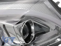 LED-Scheinwerfersatz geeignet für Mercedes C-Klasse W205 2014-2018 mit Chrombasis, links und rechts, für das Modell mit Standard-Halogen-Scheinwerfern-image-6153066