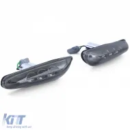 LED-Seitenblinker in schwarzem Rauch geeignet für BMW E46 E60 E61 X3 E83-image-6209271