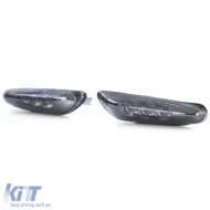 LED-Seitenblinker in schwarzem Rauch geeignet für BMW E46 E60 E61 X3 E83-image-6209272