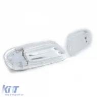 LED-Seitenblinker mit klarem Glas und Chrom, geeignet für Mini One Cooper S F55 F56 F57 2014-2021-image-6204371