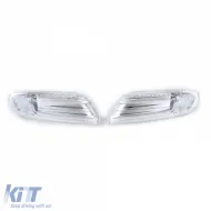 LED-Seitenblinker mit klarem Glas und Chrom, geeignet für Mini One Cooper S F55 F56 F57 2014-2021-image-6204372