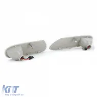 LED-Seitenblinker mit klarem Glas und Chrom, geeignet für Mini One Cooper S F55 F56 F57 2014-2021-image-6204373