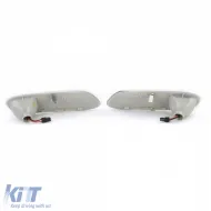 LED-Seitenblinker mit klarem Glas und Chrom, geeignet für Mini One Cooper S F55 F56 F57 2014-2021-image-6204374